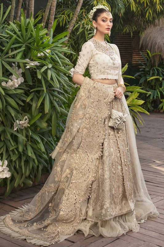 A Silk Lehenga Choli Set with an Organza and Hard Net Dupatta