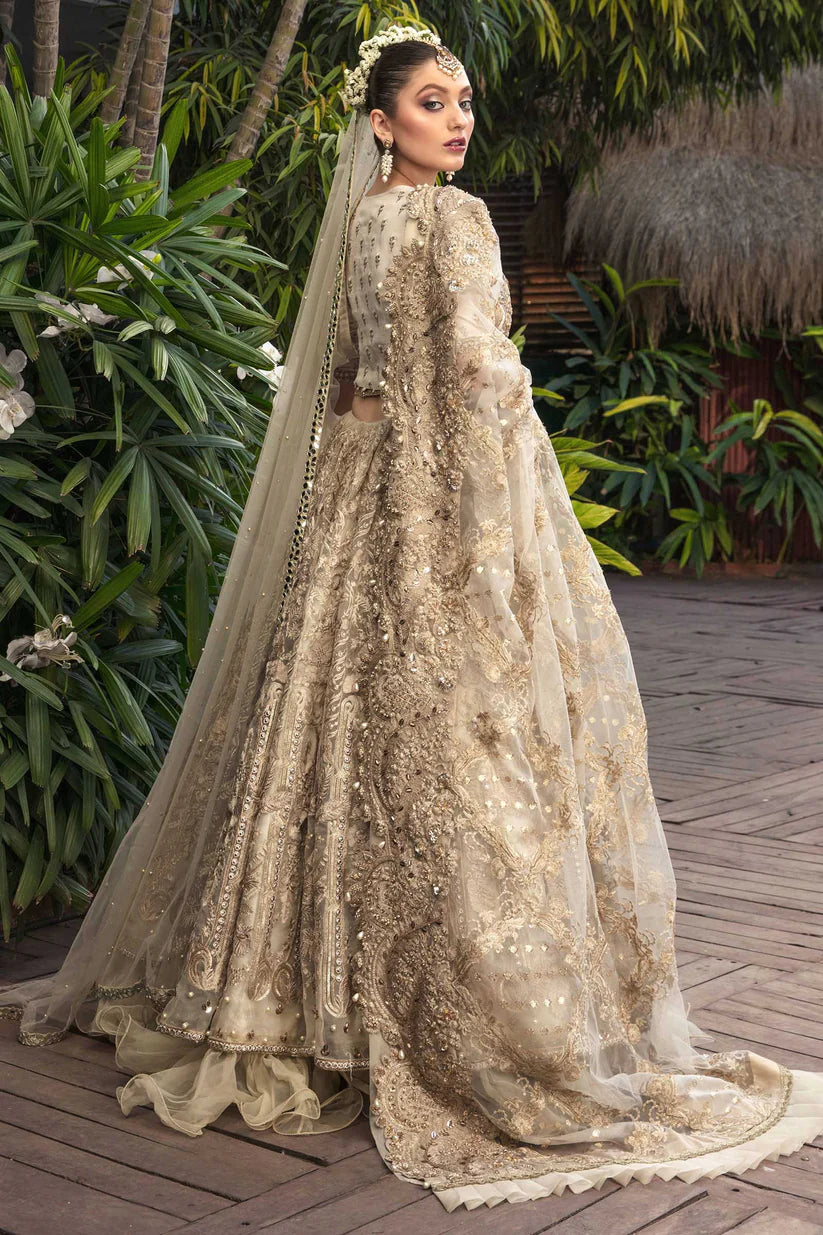 A Silk Lehenga Choli Set with an Organza and Hard Net Dupatta