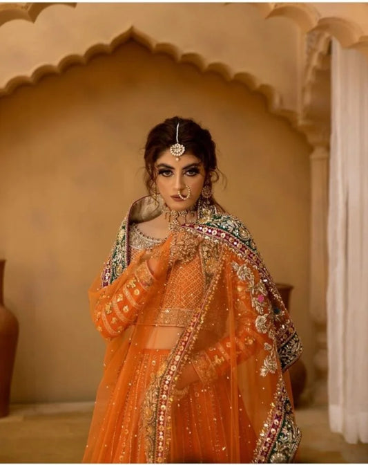 Beautiful Lehenga Choli For Mehndi