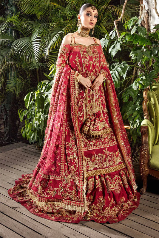 A Hard Net Shirt and Dupatta Raw Silk Lehenga