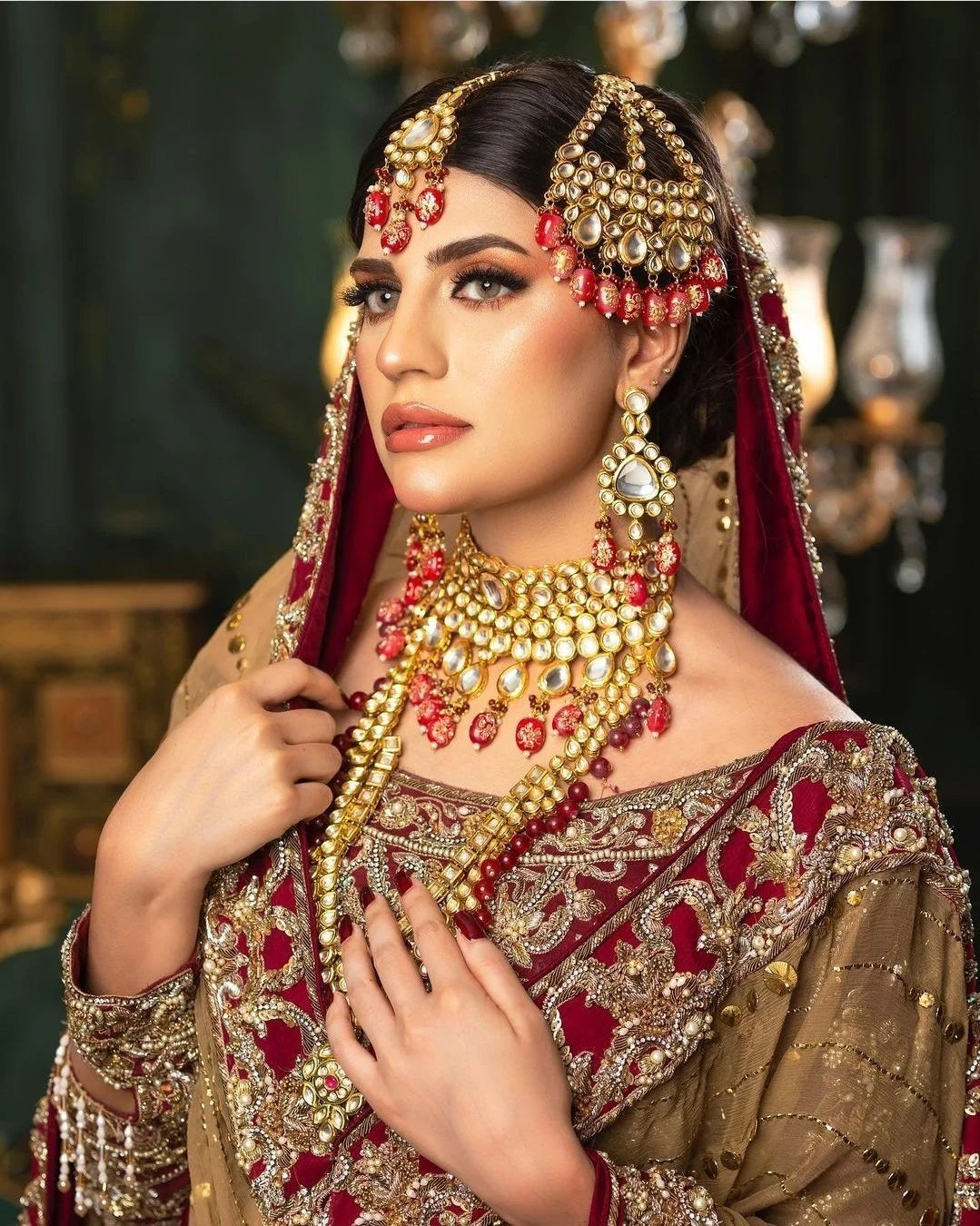 Back Trial Bridal Lehnga